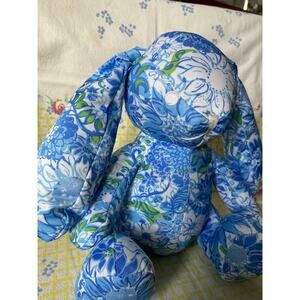 SHIPS IN 24 HRS LILLY PULITZER Plush Bunny FRENCHIE BLUE Rabbit Toy SUNS OUT New